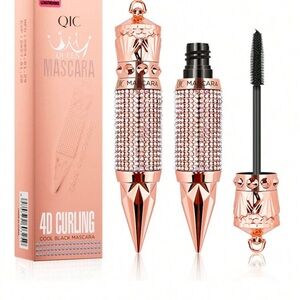 Qi Queen Mascara - Cool Black with Rose Gold Accents
